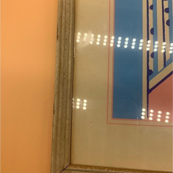 Vintage Nursery decor 1943 Magic Glow in the dark bear climbing in crib 8" x 10" - Picture 6 of 12